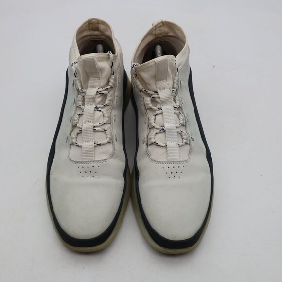 Wolf & Shepherd Crossover Mid Men's Size 11 M Cream Suede Black Lace Up Sneakers - Picture 2 of 12